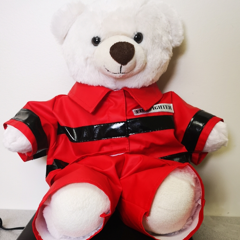 Build a Bear FIREFIGHTER BEAR